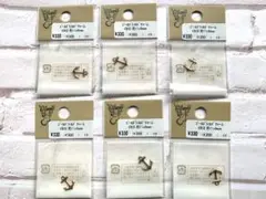 ゴールドフィルドチャーム⭐︎イカリチャーム 6個セット