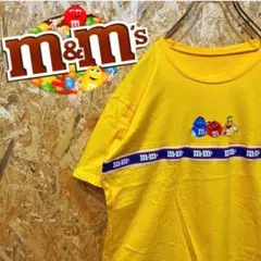 送料無料 エムアンドエム 刺繍ロゴ 人気 マルチカラー 90s Tシャツ 半袖
