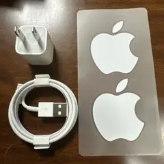 apple 純正　アダプター充電器とライトニングケーブル