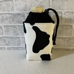 ペットボトルカバー　保冷保温　牛柄　 ハンドメイド　280ml用