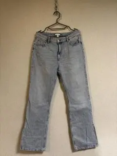 期間限定◆美品◆H&Mブーツカットデニム US12 ライトブルー