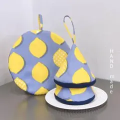 鍋つかみ&鍋敷きセット★人気★　ストウブ、ル・クルーゼ鍋つかみ　ハンドメイド