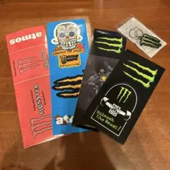 Monster ステッカー キーホルダーのセット