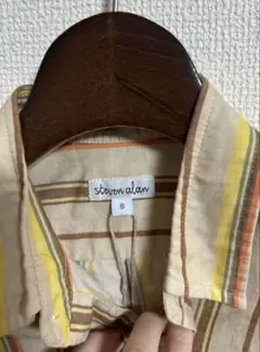Steven Alan スティーブンアラン　ストライプ コットンリネンシャツ