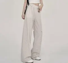 aimoha アイモハ スウェット ワイドパンツ 韓国 ファッション L