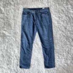 UNIQLO EZYジーンズ　スリム　ミドルライズ　テーパード（L）メンズ