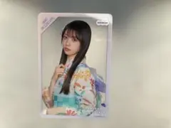 矢田萌華　乃木坂46 購入特典　C賞　個別クリアカード　8月ver
