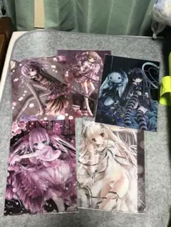 【未開封】てぃんくる　クリアファイル5種セット　D