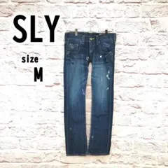 【M(26)】SLY スライ レディース ジーンズ ローライズ ストレート