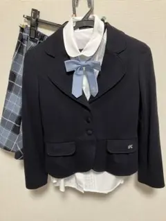 ポンポネット 150 ジャケット ブラウス スカート 受験 面接 卒業 入学