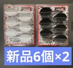 新品　CyeeLife　一体型フライト（2BA規格）　6個×2セット　白＆黒