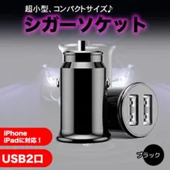 車内アクセサリー 充電 電源 ２連 車 3.1A USB シガーソケット 2口
