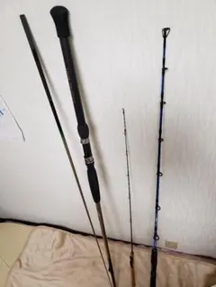 中古釣竿3本セット