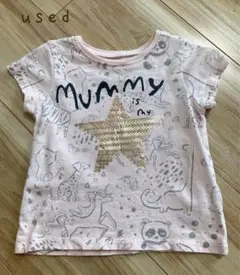next 12-18ヶ月 Tシャツ 動物柄 ピンク
