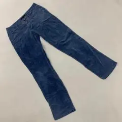 LAUTRÉAMONT コーデュロイパンツ ブルー ストレート 綿混 サイズ38