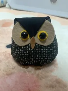 ハンドメイド★ふくろうのちりめん、ぬいぐるみ★