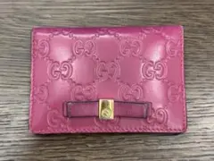 ♡【お値下げしました】 GUCCIレザー二つ折りパスケース♡