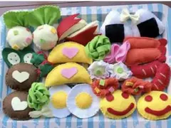 フェルトおままごと★レストランセット