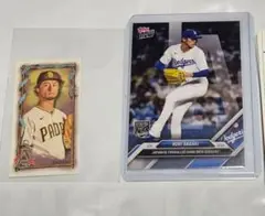 ダルビッシュ有　佐々木朗希　Topps　トレカ　パドレス　ドジャース