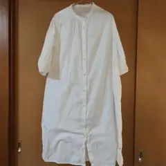 Studio Clip シャツワンピース ホワイト