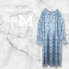 simply southern 【M】シアーワンピース 花柄