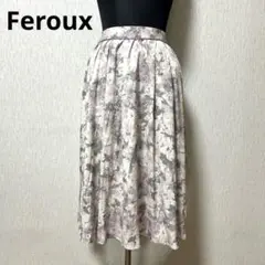 新品　Feroux ロングスカート　花柄　F 定価¥8,900
