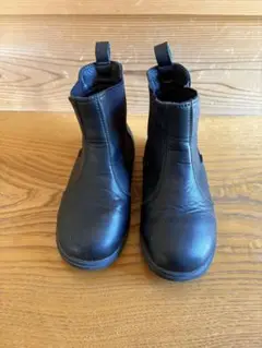 キッズ サイドゴアブーツ 黒