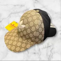 【未使用タグ付き】GUCCI×adidasコラボ    ベレー帽　ハット　緑　M GUCCI Adidas コラボ キャップ 帽子 グリーン 緑 限定商品 L