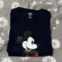 【新品未使用】UNIQLO 130 ユニクロ　Tシャツ　半袖　ミッキー　黒