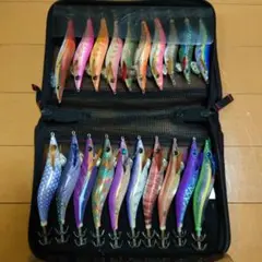 ヤマシタ★エギ王 エギ王ライブ エギ王Kなど 20本セット エギケース付★中古品