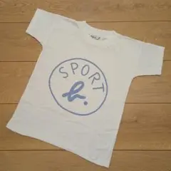 agni b. ロゴプリント Tシャツ　120センチ　白　ホワイト