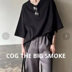 COGTHEBIGSMOKE コグザビッグスモーク デルタT-SHIRT 黒