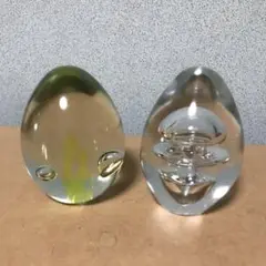 ガラス製の置き物　セット