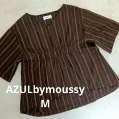 AZULbymoussyアズールバイマウジーストライプシャツ