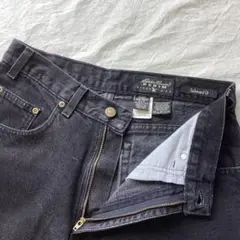 Eddie Bauer 90s アメリカ製 ブラックデニム W31 テーパード
