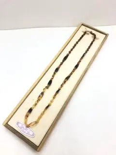 本べっ甲　江崎べっ甲店　ネックレス　NS刻印入り Amazon.co.jp: 長崎 江崎べっ甲店 本甲張 本鼈甲張 レトロな