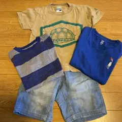 男児120 Tシャツ2枚　パンツセット