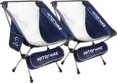 SALE ネイビー HITORHIKE ペア チェア 釣り 収納 高耐久 簡単