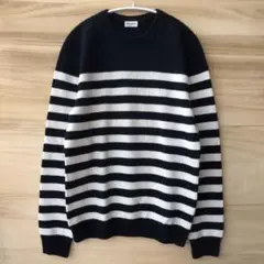 14AW サンローランパリ エディ期 カシミヤ セーター ボーダー