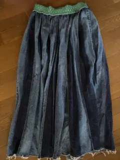 10日までなら即日発送。デニムプリーツスカート