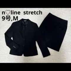 【美品】n♡line エヌライン ブラック スーツ 9号