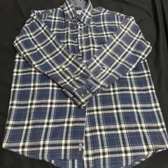 FILA ネルシャツ Mサイズ ネイビー