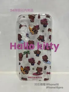 日焼けキティ iPhoneケース ギャル 平成 サンリオ キティ　漫画風 アニメ