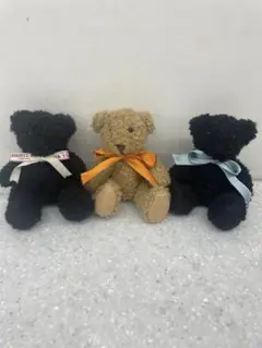 ワンダフルワールド　くまブローチ　3個セット