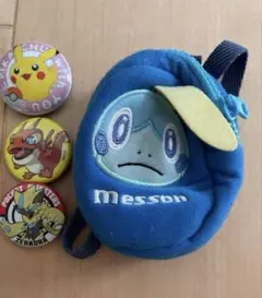 ポケモン　ミニリュック　キーホルダー　缶バッジ 3個