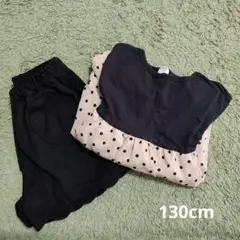 ブランシェス　女の子　ロンT ショートパンツ　セットアップ　130