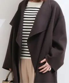 NOBLE ノーブル W/Nyスーパー120 リバーオーバーコート アウター
