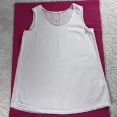 美品 24SS ビアズリー シャツタンク ホワイト ノースリーブ