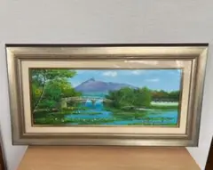 リアン　最終お値下げ本日削除　小林幸三 油彩画 富士山 ゴールドフレーム Amazon.co.jp: 小林幸三 湘南の富士 F6号 ゴールド 受注制作