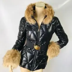 美品★モンクレール・ワッペン ファー ゴールドベルト付 ダウンジャケット(1)